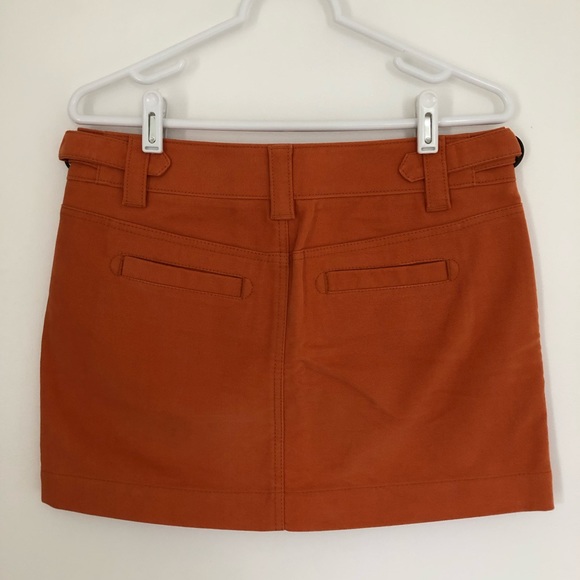 GAP mini skirt in orangey/rust - size 4 - Picture 4 of 7